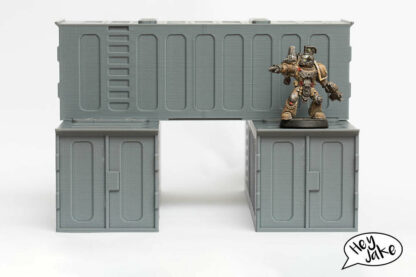 Wargaming Terrain: Shipping Container x3 | Warhammer 40K – Hey Jake