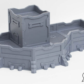 3D Printed Wargaming Terrain - Oldhammer Inspired Bastion for Warhammer 40K etc.