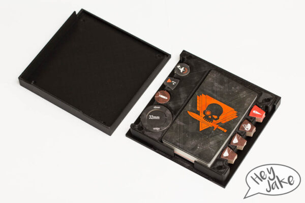 3D Printed Kill Team 2024 Organiser, Card and Token Storage Box: Ratlings