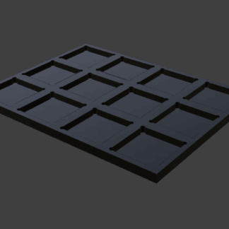 Wargaming Base Adapter Movement Trays - Warhammer Fantasy Battle Etc.
